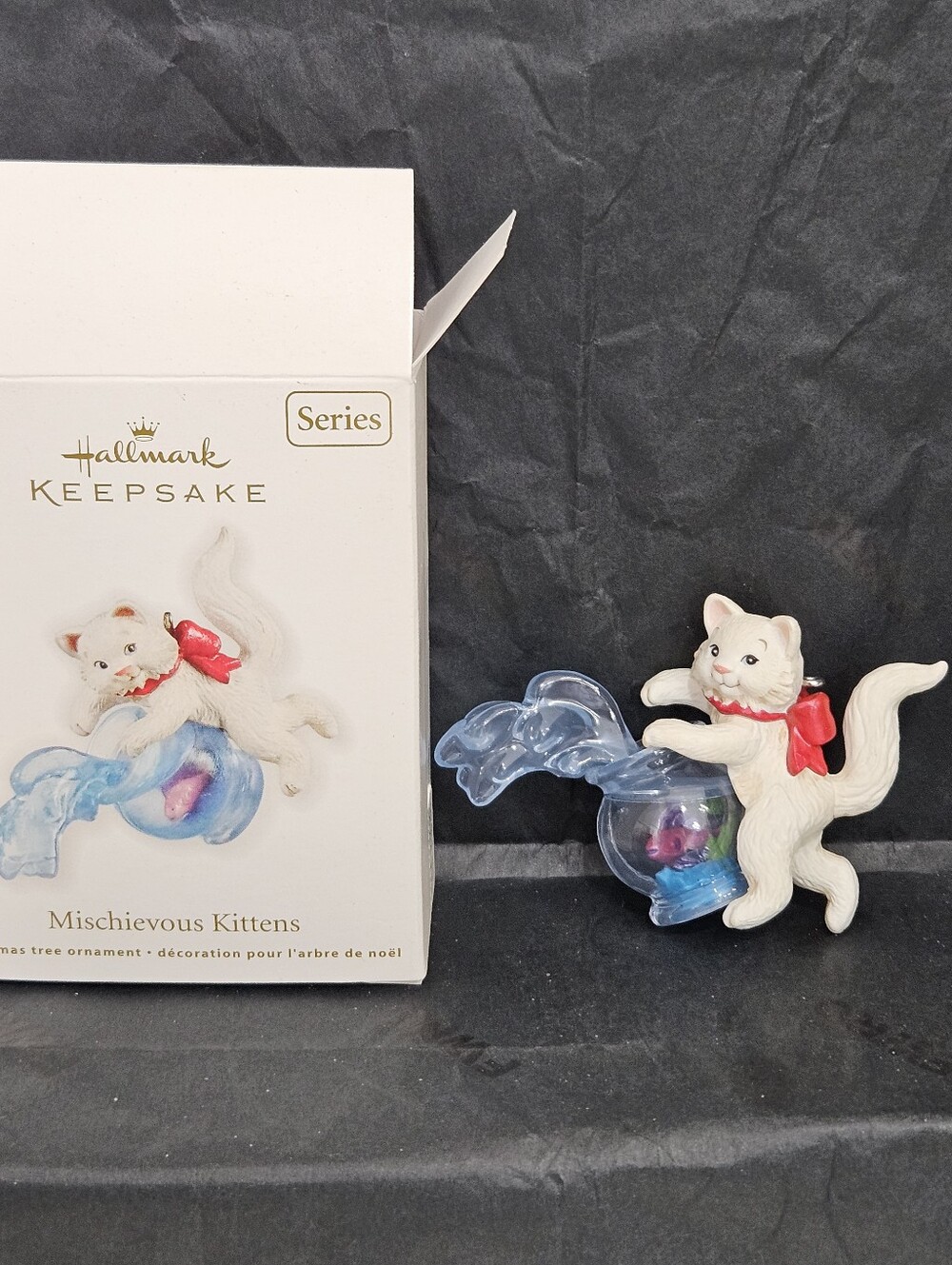 Hallmark Keepsake Ornament: Mischevious Kittens Cat & Fish Bowl 2012